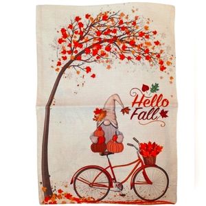 NWOT Hello Fall - Gnome Flag